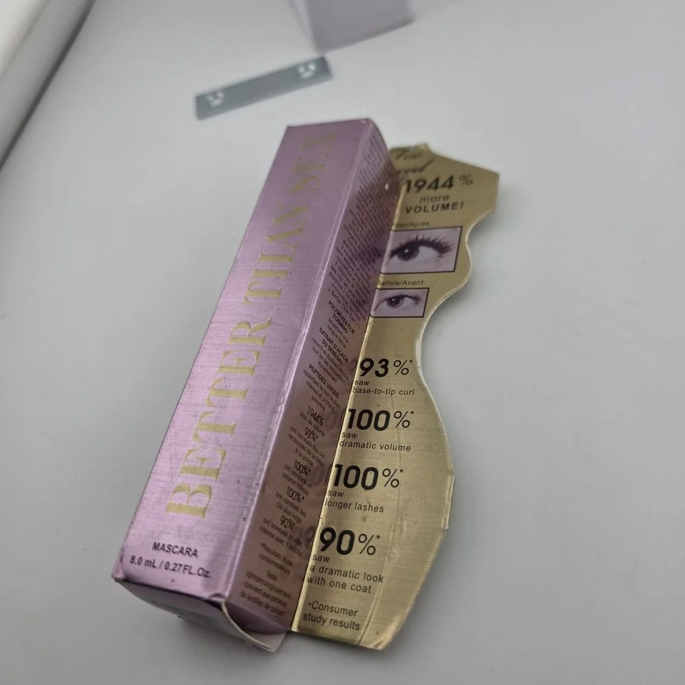 Too‎ Faced Better Than Sex Volumizing Mascara Black 8.0 mL Length Dramatic Curl